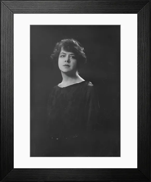 Framed Print : Mrs. Kemp, portrait photograph, 1919 Jan. or Feb. Creator: Arnold Genthe Framed Print : Mrs. Kemp, portrait photograph, 1919 Jan. or Feb. Creator: Arnold Genthe