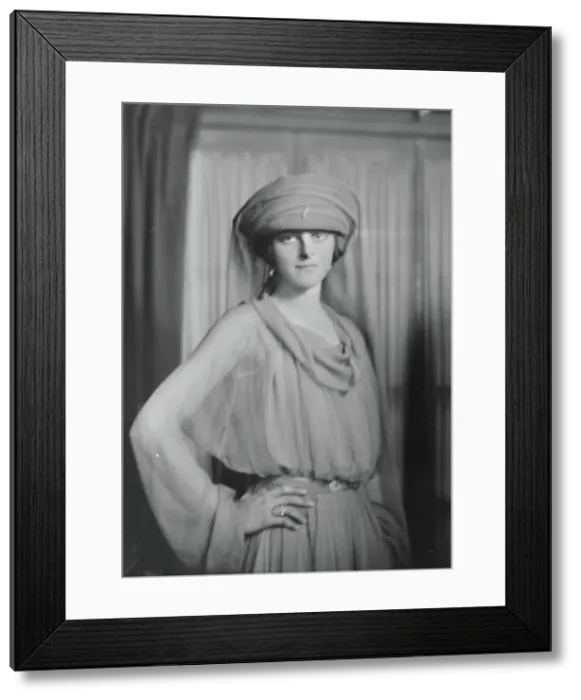 Framed Print : Miss Kervin, portrait photograph, 1918 June. Creator: Arnold Genthe Framed Print : Miss Kervin, portrait photograph, 1918 June. Creator: Arnold Genthe
