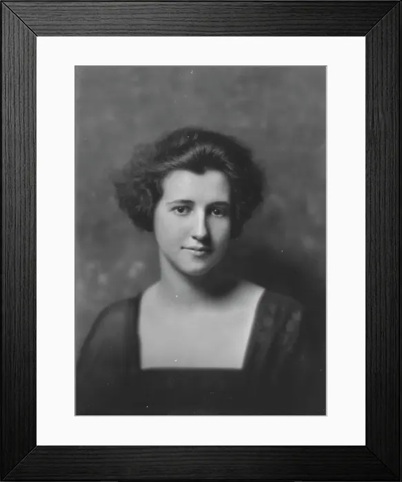 Framed Print : Miss Harriet King, portrait photograph, 1918 Apr. 19. Creator: Arnold Genthe Framed Print : Miss Harriet King, portrait photograph, 1918 Apr. 19. Creator: Arnold Genthe