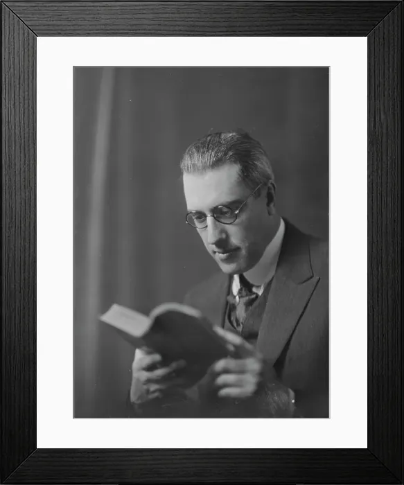 Framed Print : Mr. W.B. Knapp, portrait photograph, 1918 Oct. 30. Creator: Arnold Genthe Framed Print : Mr. W.B. Knapp, portrait photograph, 1918 Oct. 30. Creator: Arnold Genthe