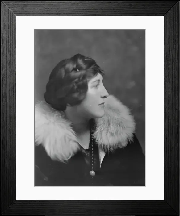 Framed Print : Mrs. W.B. Knapp, portrait photograph, 1918 Nov. 6. Creator: Arnold Genthe Framed Print : Mrs. W.B. Knapp, portrait photograph, 1918 Nov. 6. Creator: Arnold Genthe