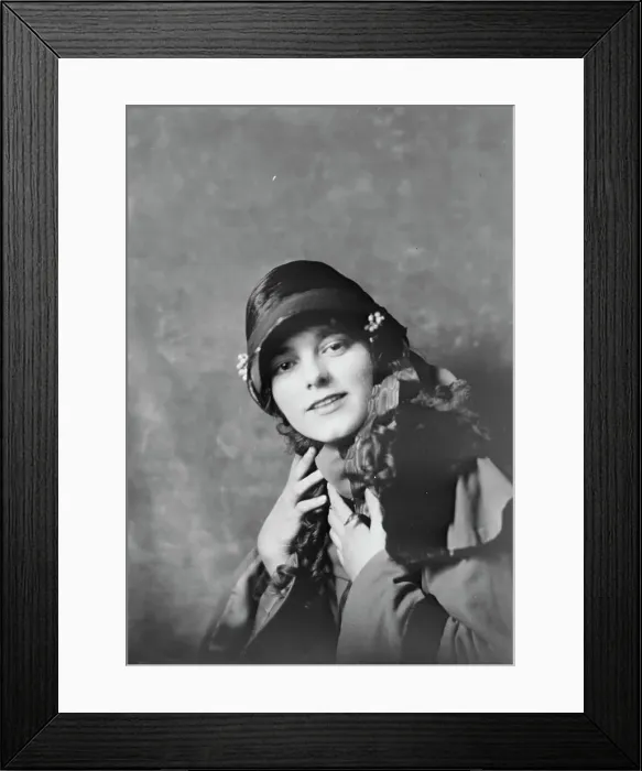 Framed Print : Miss Madrienne La Barre, portrait photograph, 1917 Dec. 1. Creator: Arnold Genthe Framed Print : Miss Madrienne La Barre, portrait photograph, 1917 Dec. 1. Creator: Arnold Genthe