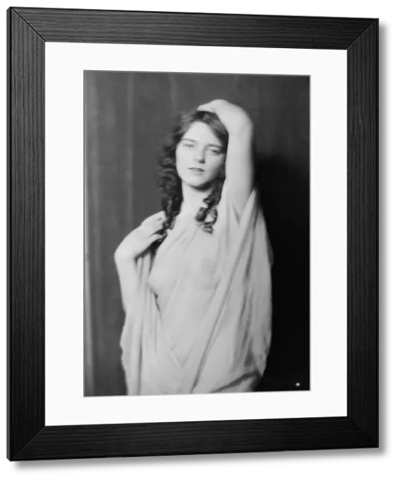 Framed Print : Miss Madrienne La Barre, portrait photograph, 1917 or 1918. Creator: Arnold Genthe Framed Print : Miss Madrienne La Barre, portrait photograph, 1917 or 1918. Creator: Arnold Genthe