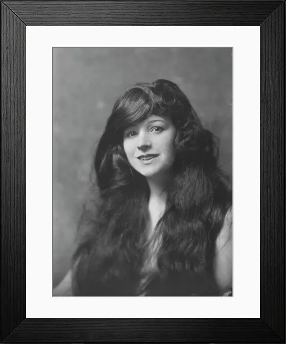 Framed Print : Miss La Rue, portrait photograph, 1918 May. Creator: Arnold Genthe Framed Print : Miss La Rue, portrait photograph, 1918 May. Creator: Arnold Genthe
