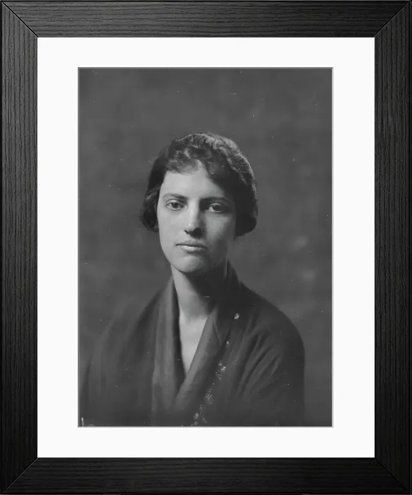 Framed Print : Miss Larrabee, portrait photograph, 1919 Apr. 23. Creator: Arnold Genthe Framed Print : Miss Larrabee, portrait photograph, 1919 Apr. 23. Creator: Arnold Genthe
