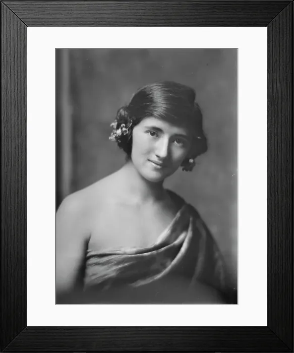 Framed Print : Miss Charlotte Lettaux, portrait photograph, 1919 Sept. 30. Creator: Arnold Genthe Framed Print : Miss Charlotte Lettaux, portrait photograph, 1919 Sept. 30. Creator: Arnold Genthe