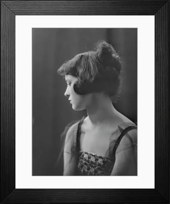 Framed Print : Miss Josephine Lharine, portrait photograph, 1918 Sept. 20. Creator: Arnold Genthe Framed Print : Miss Josephine Lharine, portrait photograph, 1918 Sept. 20. Creator: Arnold Genthe