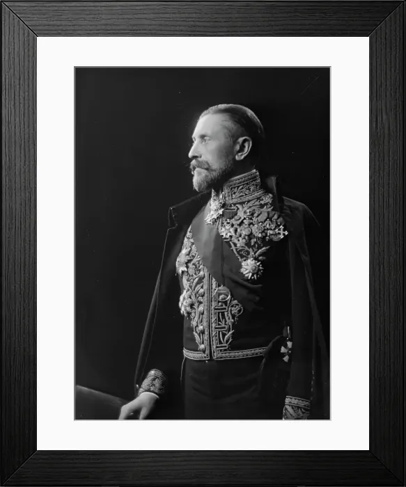 Framed Print : Gaston Liebert, portrait photograph, 1919 May 27. Creator: Arnold Genthe