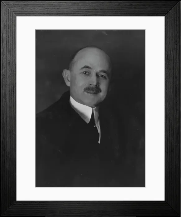 Framed Print : Judge Benjamin Lindsey, portrait photograph, 1917 Dec. 27. Creator: Arnold Genthe