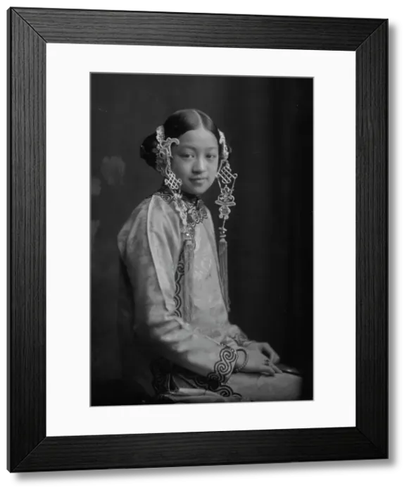 Framed Print : Little Minnie, portrait photograph, 1911 Jan. 7. Creator: Arnold Genthe Framed Print : Little Minnie, portrait photograph, 1911 Jan. 7. Creator: Arnold Genthe