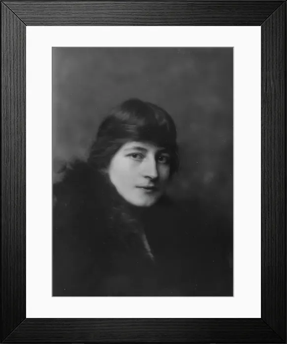 Framed Print : Miss M. Lord, (Mrs. James Kemp), portrait photograph, 1918 Jan. 26. Creator: Arnold Genthe Framed Print : Miss M. Lord, (Mrs. James Kemp), portrait photograph, 1918 Jan. 26. Creator: Arnold Genthe