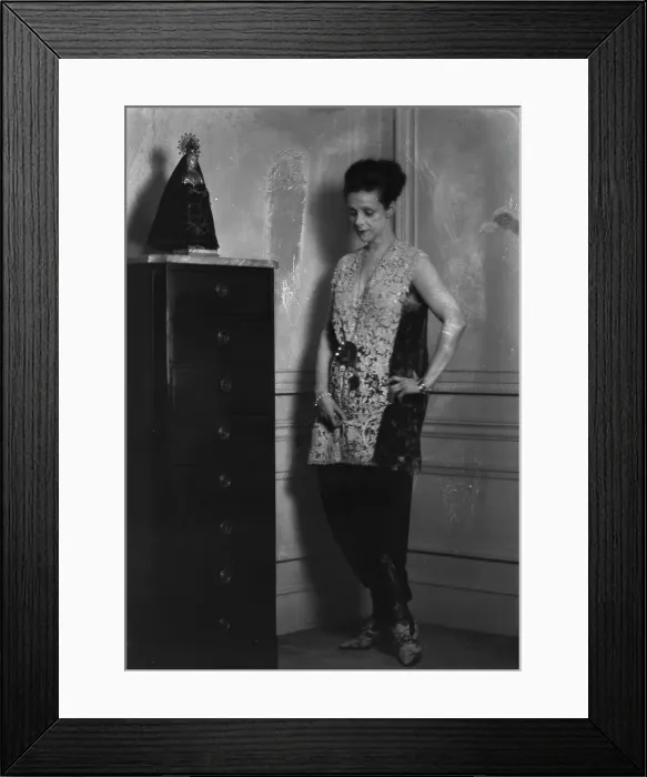 Framed Print : Mrs. Rita Lydig, portrait photograph, 1925 Jan. 29. Creator: Arnold Genthe Framed Print : Mrs. Rita Lydig, portrait photograph, 1925 Jan. 29. Creator: Arnold Genthe