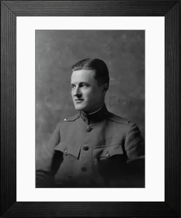Framed Print : Lieutenant McCook, portrait photograph, 1918 Mar. 2. Creator: Arnold Genthe