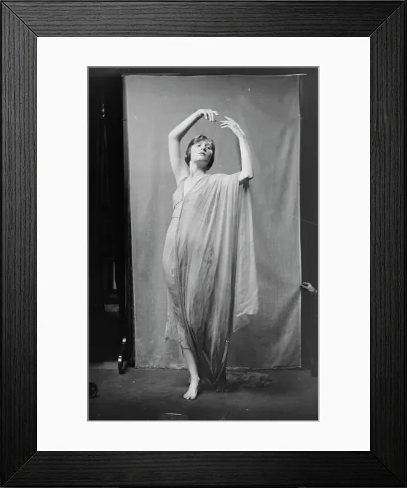 Framed Print : Miss Margaret McKenzie, 1919 Oct. Creator: Arnold Genthe Framed Print : Miss Margaret McKenzie, 1919 Oct. Creator: Arnold Genthe