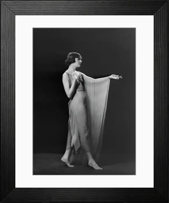 Framed Print : Miss Margaret McKenzie, 1919 Oct. 25. Creator: Arnold Genthe Framed Print : Miss Margaret McKenzie, 1919 Oct. 25. Creator: Arnold Genthe