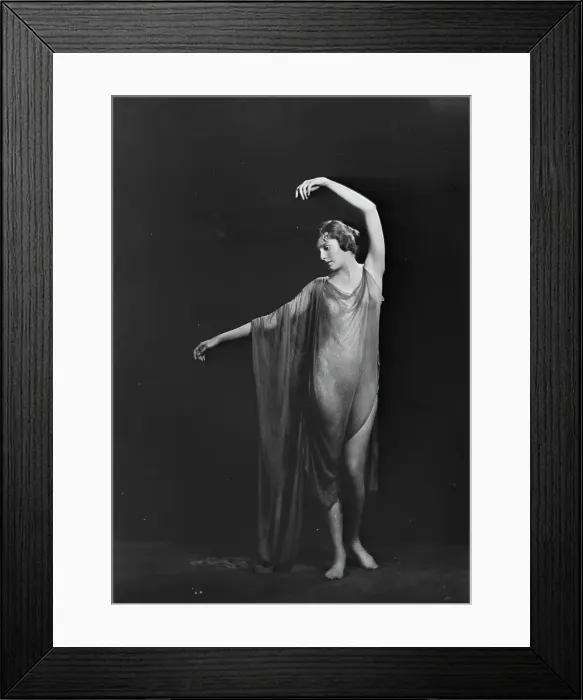 Framed Print : Miss Margaret McKenzie, 1919 Sept. 19. Creator: Arnold Genthe Framed Print : Miss Margaret McKenzie, 1919 Sept. 19. Creator: Arnold Genthe