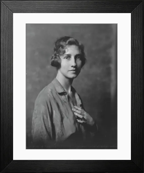 Framed Print : Miss McMahon, portrait photograph, 1917 Dec. 5. Creator: Arnold Genthe Framed Print : Miss McMahon, portrait photograph, 1917 Dec. 5. Creator: Arnold Genthe