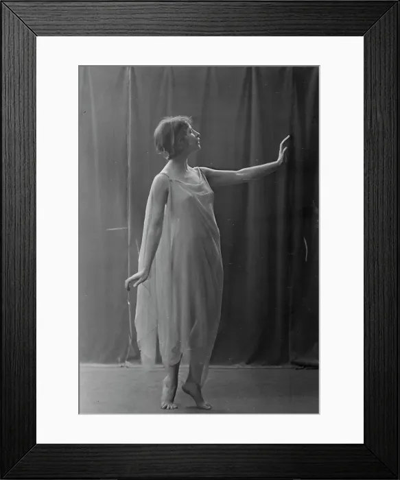 Framed Print : Miss Aurah Melnor, 1918 Sept. 6. Creator: Arnold Genthe Framed Print : Miss Aurah Melnor, 1918 Sept. 6. Creator: Arnold Genthe