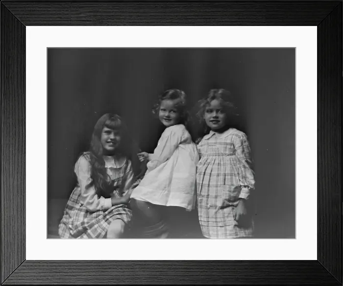 Framed Print : Children of Wilhelm Meyer, portrait photograph, 1919 Oct. 4. Creator: Arnold Genthe Framed Print : Children of Wilhelm Meyer, portrait photograph, 1919 Oct. 4. Creator: Arnold Genthe