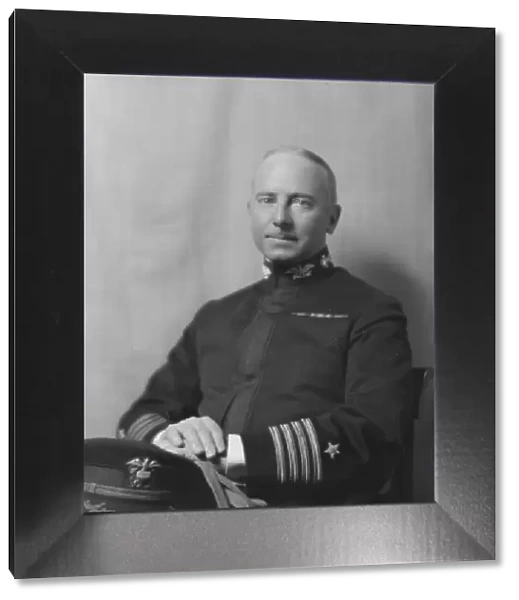 Captain Cyrus Miller, U.S.N. portrait photograph, 1918 Feb. 7. Creator: Arnold Genthe