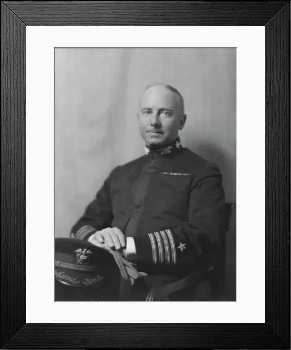 Framed Print : Captain Cyrus Miller, U.S.N. portrait photograph, 1918 Feb. 7. Creator: Arnold Genthe Framed Print : Captain Cyrus Miller, U.S.N. portrait photograph, 1918 Feb. 7. Creator: Arnold Genthe
