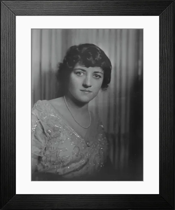 Framed Print : Mrs. Ruth Frances Miller, portrait photograph, 1918 July 13. Creator: Arnold Genthe Framed Print : Mrs. Ruth Frances Miller, portrait photograph, 1918 July 13. Creator: Arnold Genthe