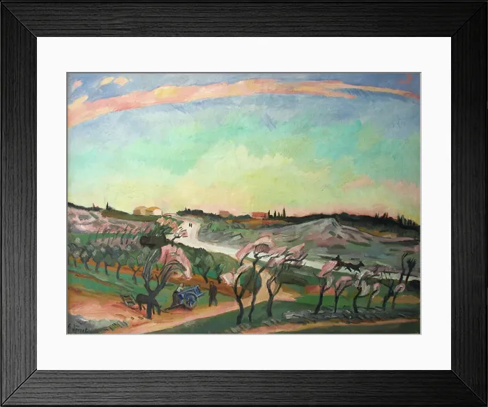 Framed Print : The Road to Nimes, 1911-1915. Creator: Henri Doucet Framed Print : The Road to Nimes, 1911-1915. Creator: Henri Doucet