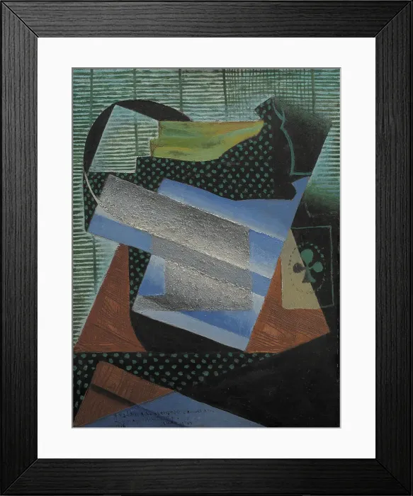 Framed Print : Still Life, 1916. Creator: Juan Gris Framed Print : Still Life, 1916. Creator: Juan Gris