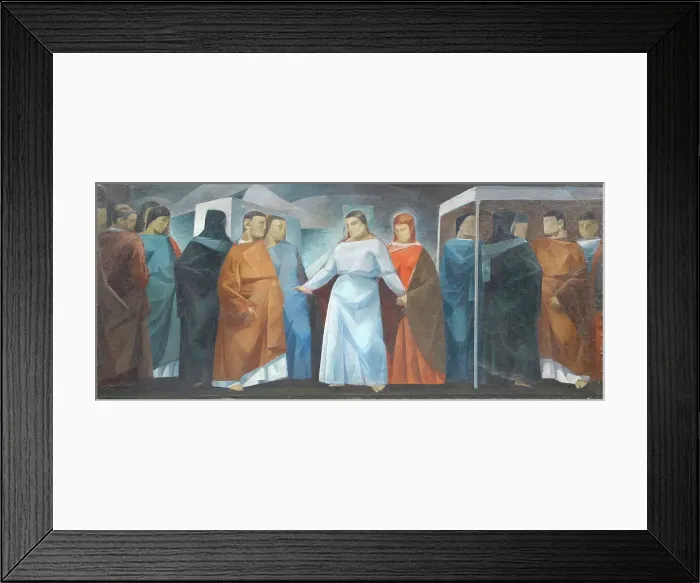 Framed Print : The Heavenly Wedding. Emmanuel Sweborg: Amore Conjugiali, 1919-1920. Creator: Ivar Rosenberg Framed Print : The Heavenly Wedding. Emmanuel Sweborg: Amore Conjugiali, 1919-1920. Creator: Ivar Rosenberg