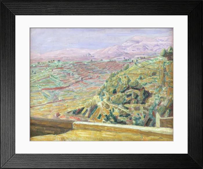 Framed Print : View from Castle Square, Cagnes, 1923. Creator: Niels Larsen Stevns Framed Print : View from Castle Square, Cagnes, 1923. Creator: Niels Larsen Stevns