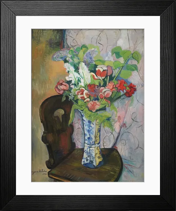 Framed Print : Spring Flowers, 1928. Creator: Suzanne Valadon Framed Print : Spring Flowers, 1928. Creator: Suzanne Valadon