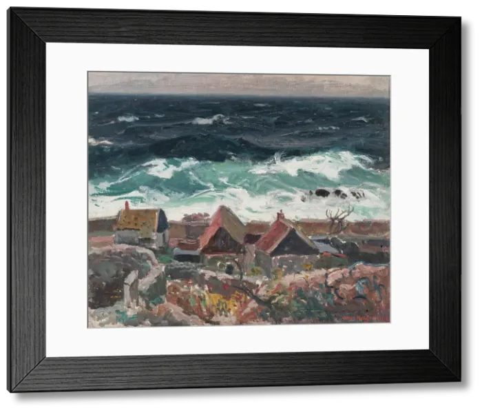 Framed Print : The Sea Near Christianso, 1935. Creator: Oscar Hullgren Framed Print : The Sea Near Christianso, 1935. Creator: Oscar Hullgren