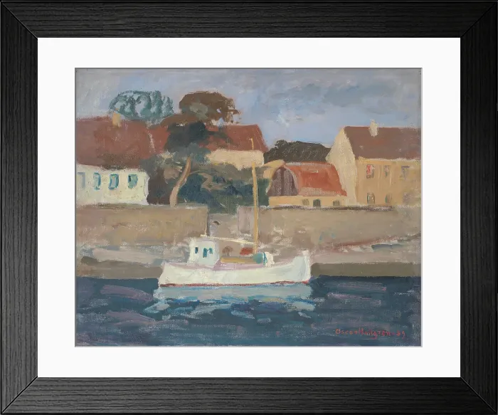 Framed Print : Night, Christianso, 1939. Creator: Oscar Hullgren Framed Print : Night, Christianso, 1939. Creator: Oscar Hullgren
