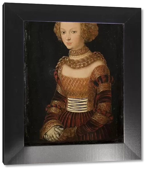 Portrait of a Young Woman. Princess Emily of Saxony?, 1492-1537. Creator: Lucas Cranach the Elder