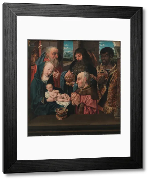 Framed Print : The Adoration of the Kings, 1498-1501. Creator: Hugo van der Goes Framed Print : The Adoration of the Kings, 1498-1501. Creator: Hugo van der Goes
