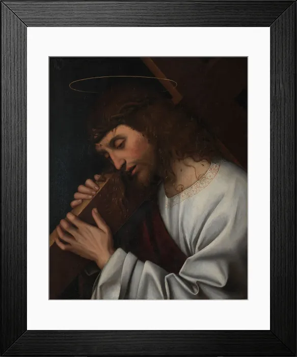 Framed Print : Christ Carrying the Cross, 1498-1501. Creator: Gian Francesco de Maineri Framed Print : Christ Carrying the Cross, 1498-1501. Creator: Gian Francesco de Maineri