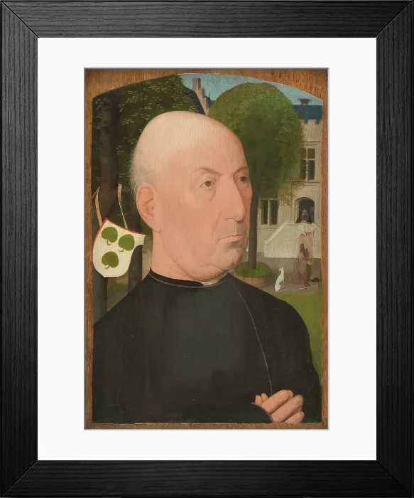 Framed Print : Portrait of Jacob Jansz van der Meer (?), 1500-1509. Creator: Jan Mostaert Framed Print : Portrait of Jacob Jansz van der Meer (?), 1500-1509. Creator: Jan Mostaert