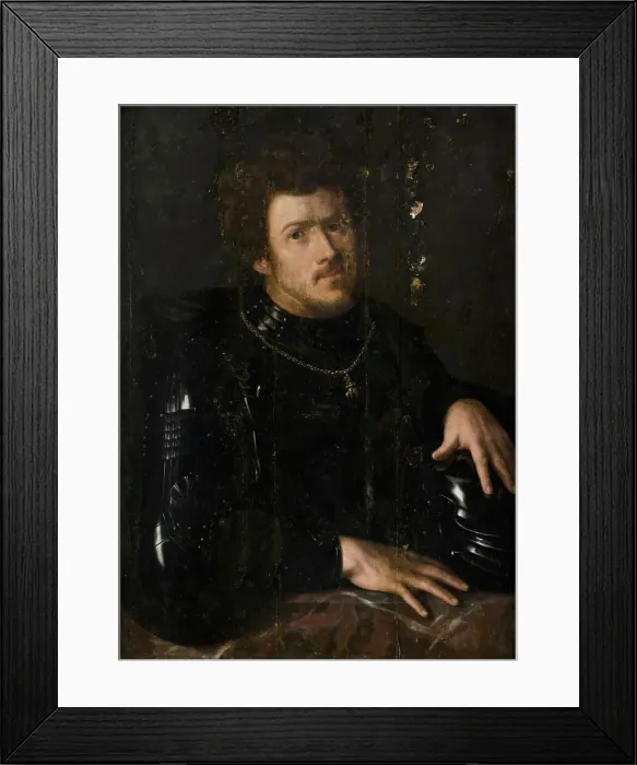 Framed Print : Portrait of Charles the Bold, 1500-1547. Creator: Sebastiano del Piombo Framed Print : Portrait of Charles the Bold, 1500-1547. Creator: Sebastiano del Piombo