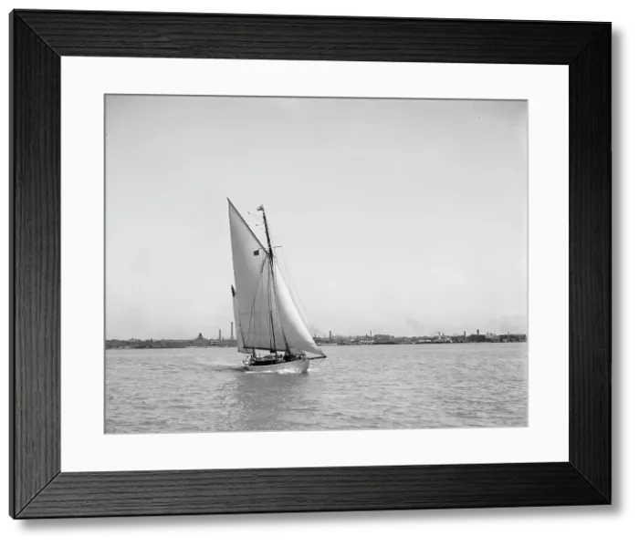 Framed Print : Yacht Vesta, c1903. Creator: Unknown Framed Print : Yacht Vesta, c1903. Creator: Unknown