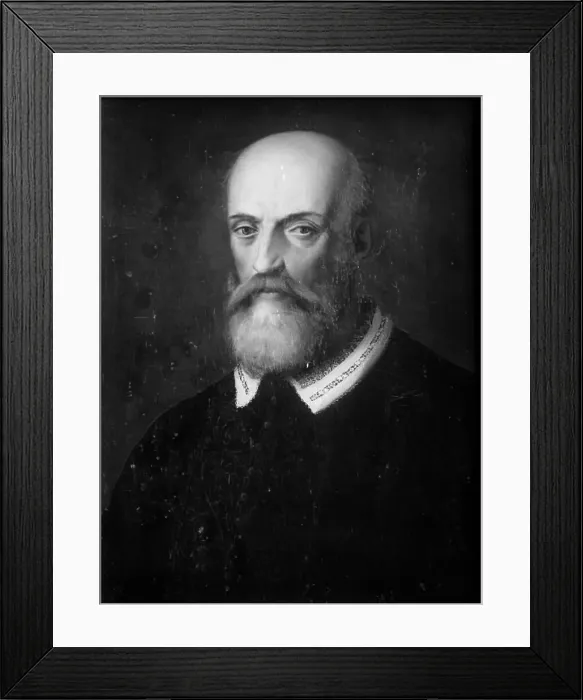 Framed Print : Portrait of a Man, presumably a member of the Medici Family, 1518-1572. Creator: Agnolo Bronzino Framed Print : Portrait of a Man, presumably a member of the Medici Family, 1518-1572. Creator: Agnolo Bronzino
