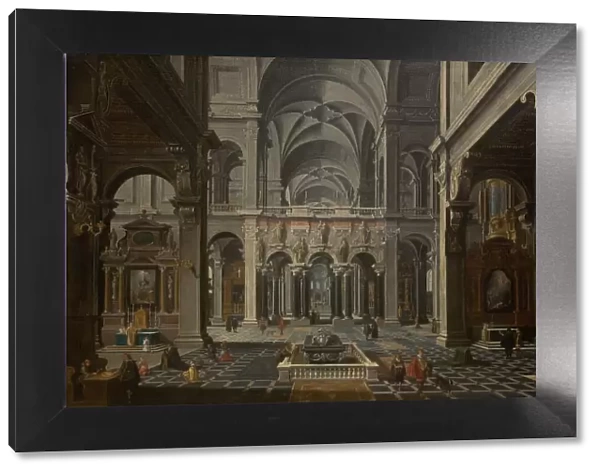 Church Interior; Interior of a Renaissance Church, 1530-1630. Creators: Bartholomeus van Bassen, Esaias van de Velde