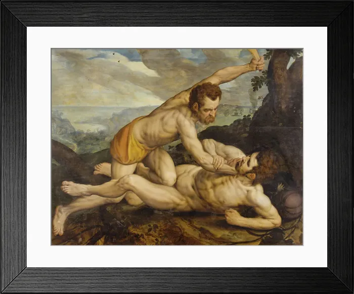 Framed Print : Cain and Abel, 1531-1570. Creator: Frans Floris Framed Print : Cain and Abel, 1531-1570. Creator: Frans Floris