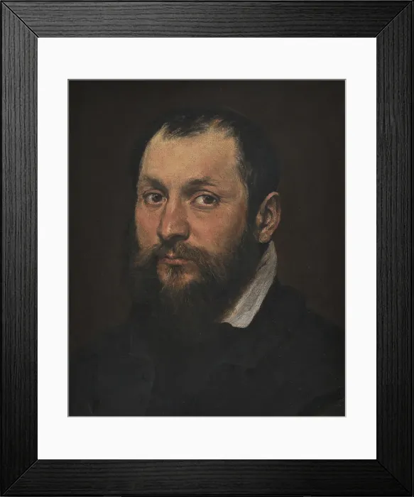 Framed Print : Portrait of a Man, 1556-1614. Creator: Unknown Framed Print : Portrait of a Man, 1556-1614. Creator: Unknown