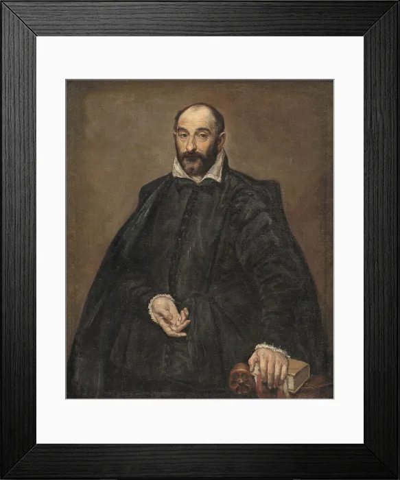 Framed Print : Portrait of a Man;Portrait of the Architect Andrea Palladio, 1570-1575. Creator: El Greco Framed Print : Portrait of a Man;Portrait of the Architect Andrea Palladio, 1570-1575. Creator: El Greco