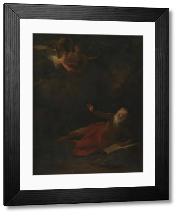 Framed Print : The Vision of St Jerome, 1570-1619. Creator: Lodovico Carracci Framed Print : The Vision of St Jerome, 1570-1619. Creator: Lodovico Carracci