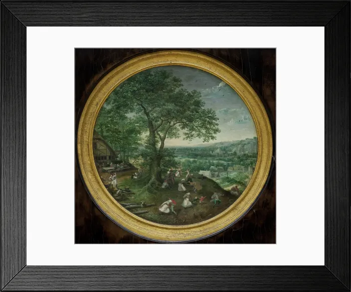 Framed Print : Peasants Making Merry (Kermis), 1574. Creators: Lucas van Valckenborch, Pieter Bruegel the Elder Framed Print : Peasants Making Merry (Kermis), 1574. Creators: Lucas van Valckenborch, Pieter Bruegel the Elder