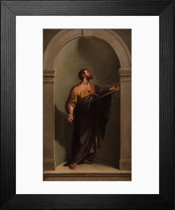 Framed Print : St Matthew the Evangelist, 1575-1747. Creator: Carracci, Annibale, after (1560-1609) Framed Print : St Matthew the Evangelist, 1575-1747. Creator: Carracci, Annibale, after (1560-1609)