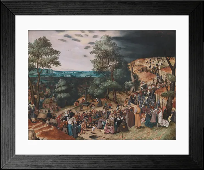 Framed Print : Christ on the Road to Calvary;The Way to Calvary, 1579-1638. Creator: Pieter Brueghel the Younger Framed Print : Christ on the Road to Calvary;The Way to Calvary, 1579-1638. Creator: Pieter Brueghel the Younger