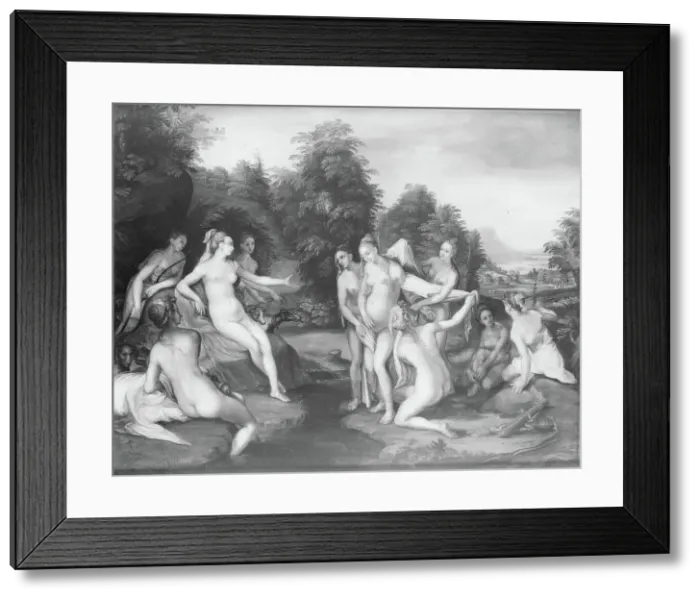 Framed Print : Diana and Callisto, 1579-1625. Creator: Johannes Rottenhammer the elder Framed Print : Diana and Callisto, 1579-1625. Creator: Johannes Rottenhammer the elder