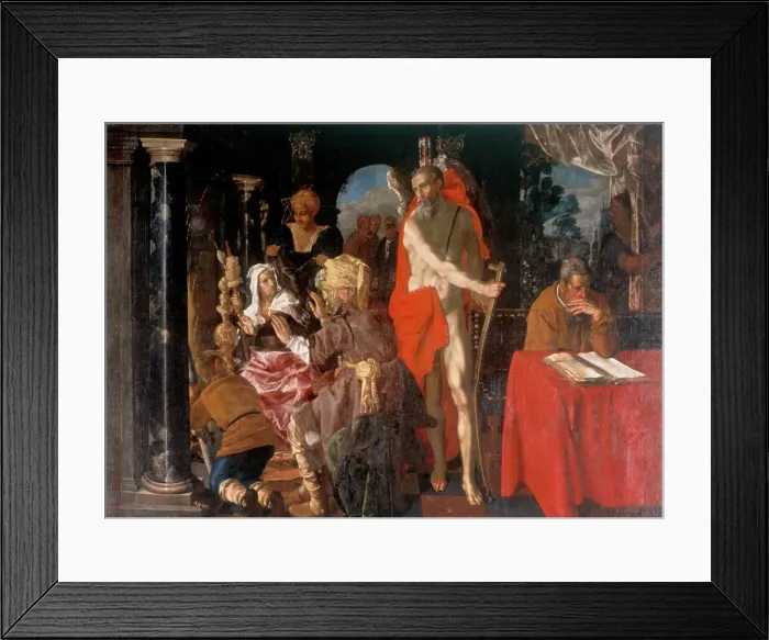 Framed Print : Saturn and the Scholar (also called Death and Old Age'), 1584-1625. Creator: Pieter Isaacsz. Saturn and the Scholar (also called Death and Old Age'), 1584-1625. Creator: Pieter Isaacsz Framed Print : Saturn and the Scholar (also called Death and Old Age'), 1584-1625. Creator: Pieter Isaacsz. Saturn and the Scholar (also called Death and Old Age'), 1584-1625. Creator: Pieter Isaacsz